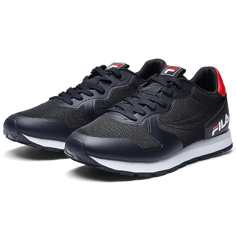 Scarpe da corsa Fht Serie 83 "Runner VNTG" Nero/Bianco