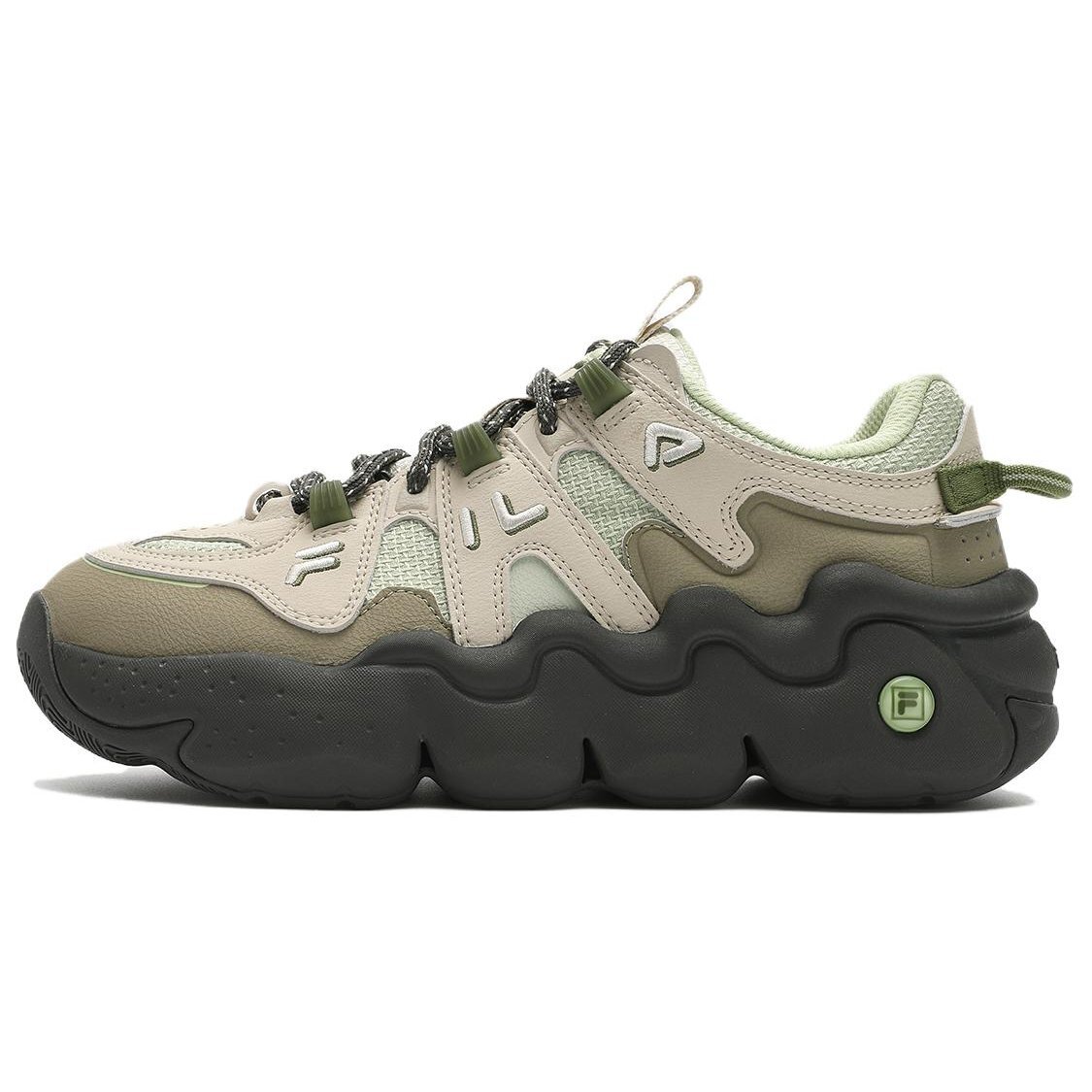Scarpe da corsa Panini "Beige Verde"