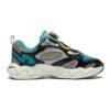 Scarpe da corsa retrò "Grigio Nero Blu"