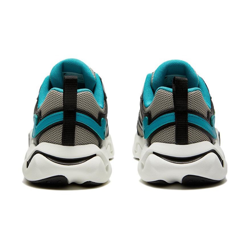 Scarpe da corsa retrò "Grigio Nero Blu"