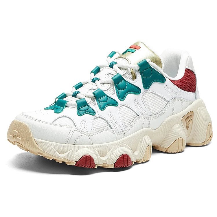 Scarpe da corsa retrò Jagger Ginger Man Bianco/Marrone