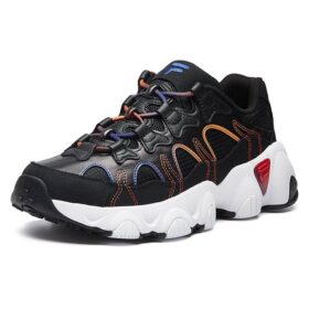 Scarpe da corsa retrò Jagger Nero/Arancione