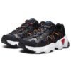 Scarpe da corsa retrò Jagger Nero/Arancione