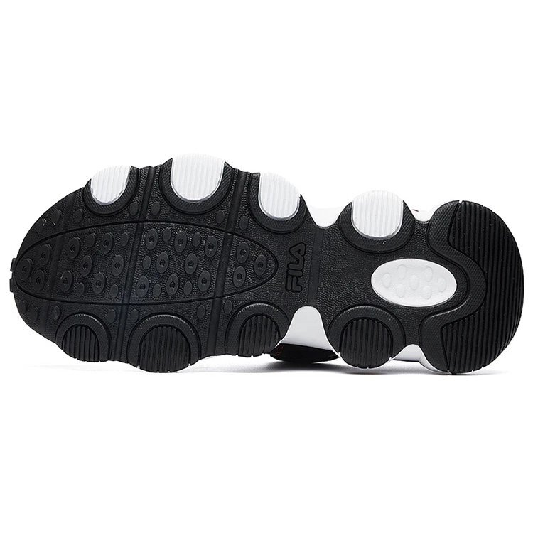 Scarpe da corsa retrò Jagger Nero/Arancione
