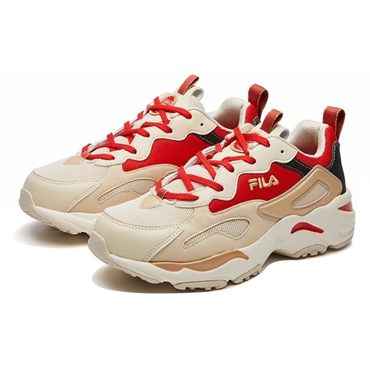 Scarpe da corsa Tracer Beige/Rosso