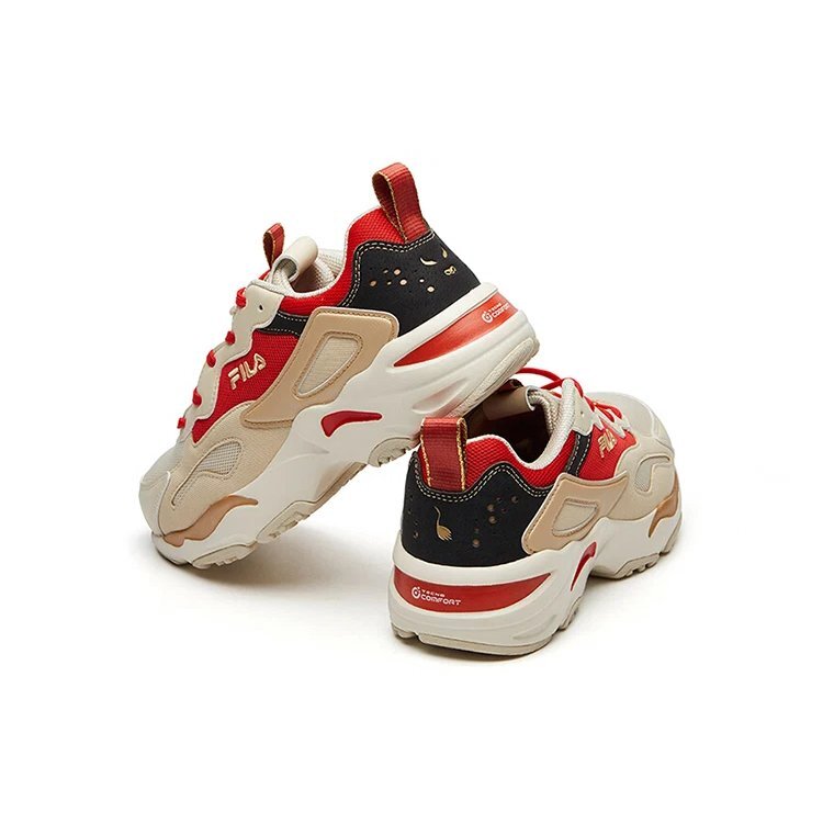 Scarpe da corsa Tracer Beige/Rosso