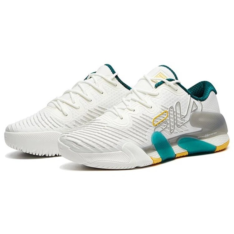 Scarpe da ginnastica basse "Bianco Verde acqua Blu"