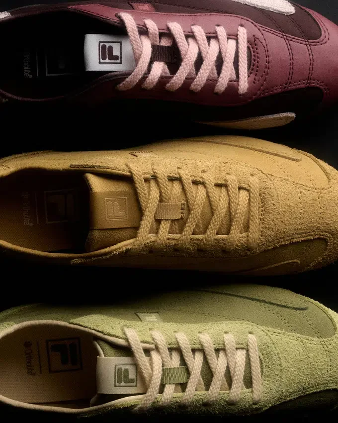 Scarpe da ginnastica Ritmo in pelle scamosciata verde da donna