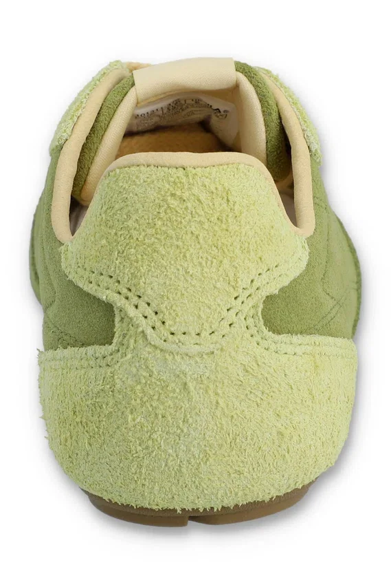 Scarpe da ginnastica Ritmo in pelle scamosciata verde da donna