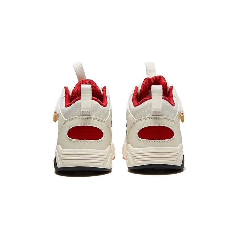Scarpe da skate alte "Bianco Nero Rosso"