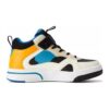 Scarpe da skate casual ad alto gambale "White Black Orange"