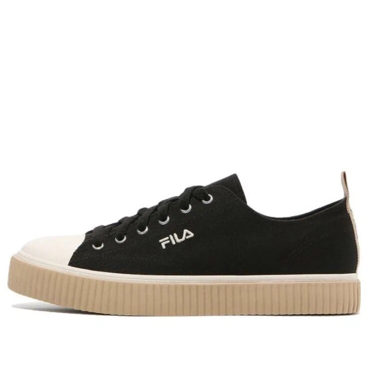 Scarpe da skate casual eleganti a tomaia bassa Layer, unisex, versione coreana, "Black Cream"