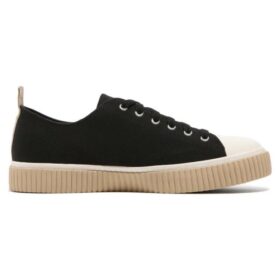 Scarpe da skate casual eleganti a tomaia bassa Layer, unisex, versione coreana, “Black Cream”