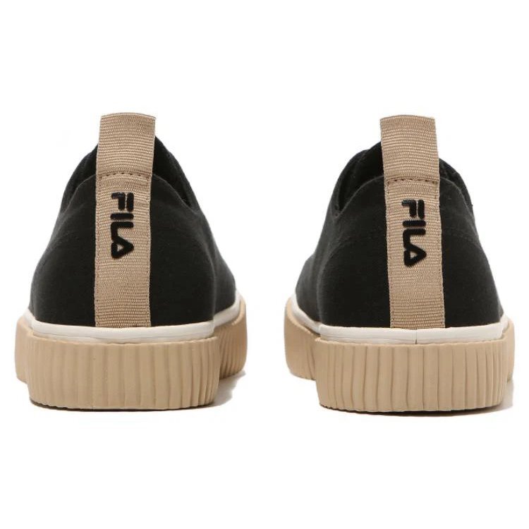 Scarpe da skate casual eleganti a tomaia bassa Layer, unisex, versione coreana, "Black Cream"