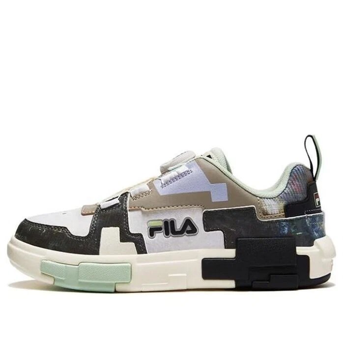 Scarpe da skate Fashion Brick "Bianco Marrone Nero"