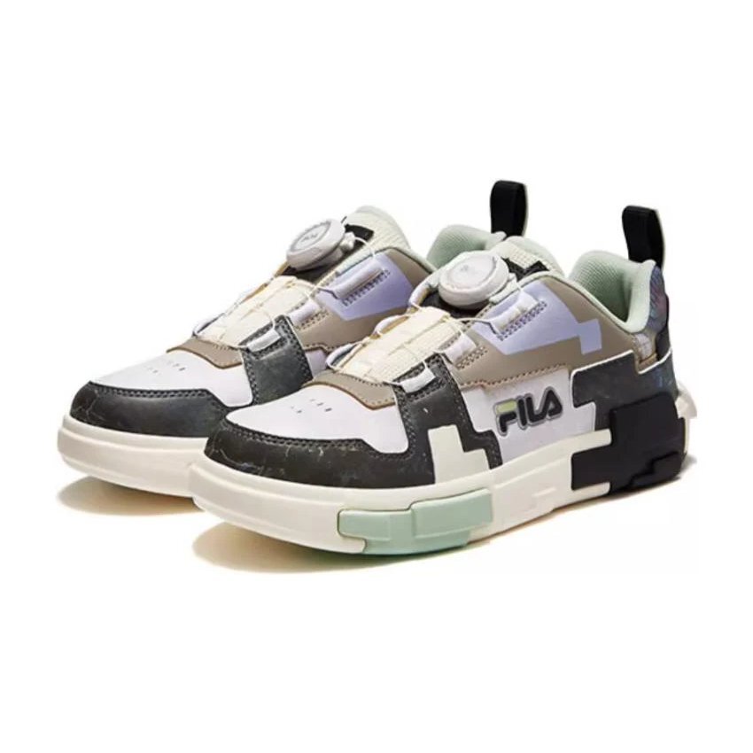 Scarpe da skate Fashion Brick "Bianco Marrone Nero"