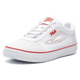 Scarpe da skateboard in tela Classic Boarder Bianco/rosso