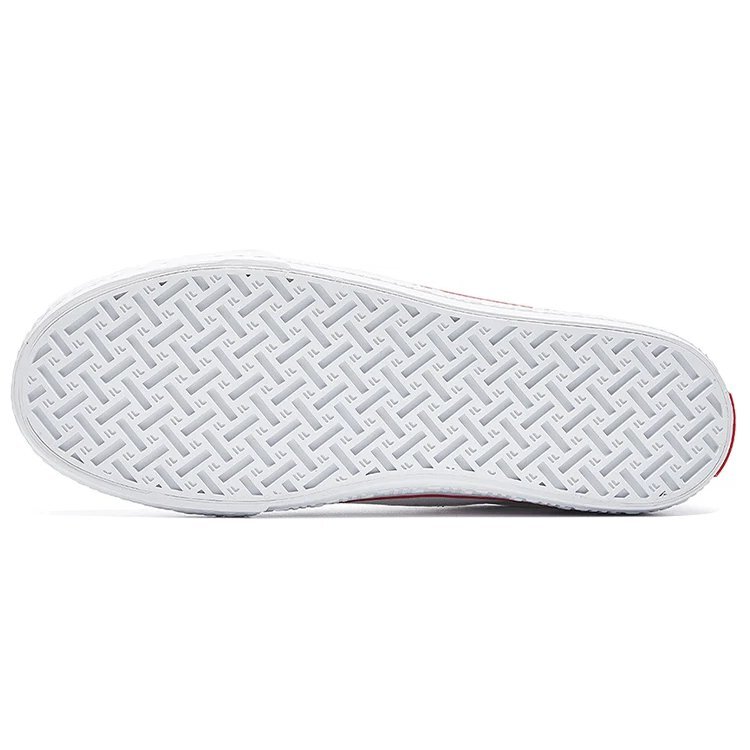 Scarpe da skateboard in tela Classic Boarder Bianco/rosso