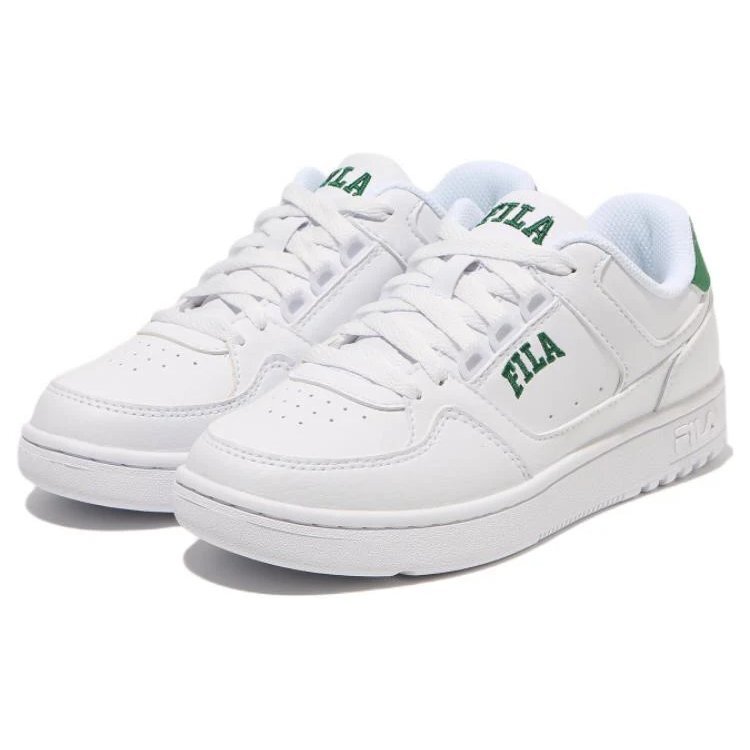 Scarpe da skateboard Touch Down Low Tops unisex versione "Bianco Verde"