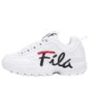 Scarpe Disruptor 2 Low Top Bianco/Nero/Rosso