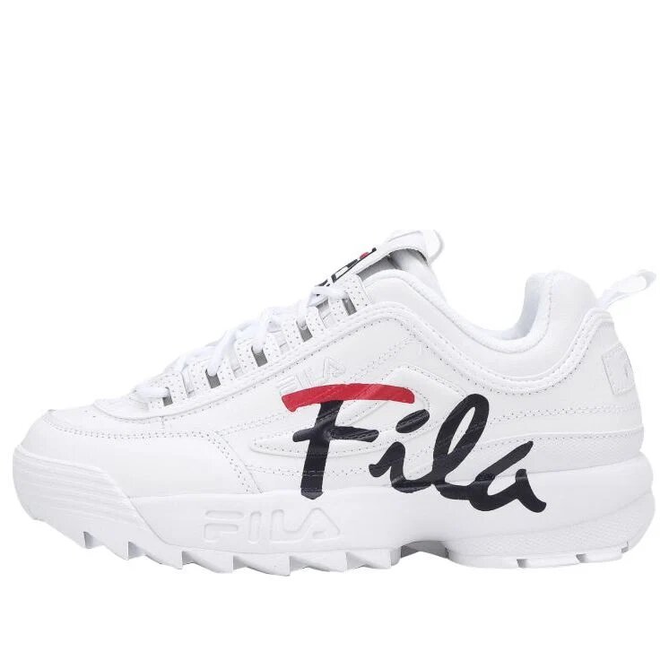 Scarpe Disruptor 2 Low Top Bianco/Nero/Rosso