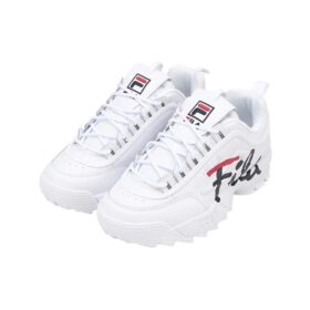 Scarpe Disruptor 2 Low Top Bianco/Nero/Rosso