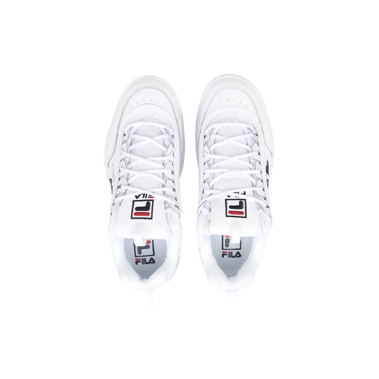 Scarpe Disruptor 2 Low Top Bianco/Nero/Rosso