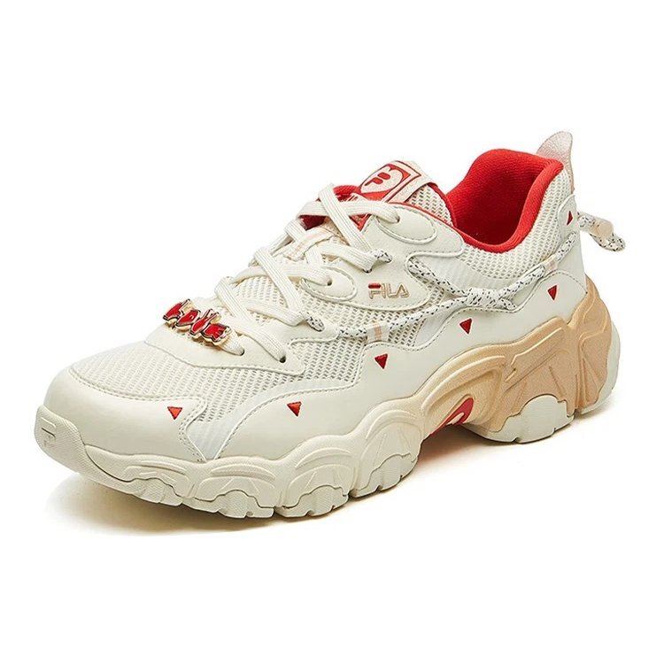 Scarpe Heritage-FHT Dad Beige/Bianco