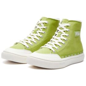 Scarpe in tela a gambale medio Strada Verde/Bianco