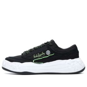 Scarpe in tela FM-15 x Mihara "Nero Bianco"