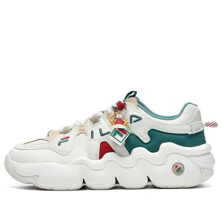 Scarpe natalizie Panini "Bianco-verde"