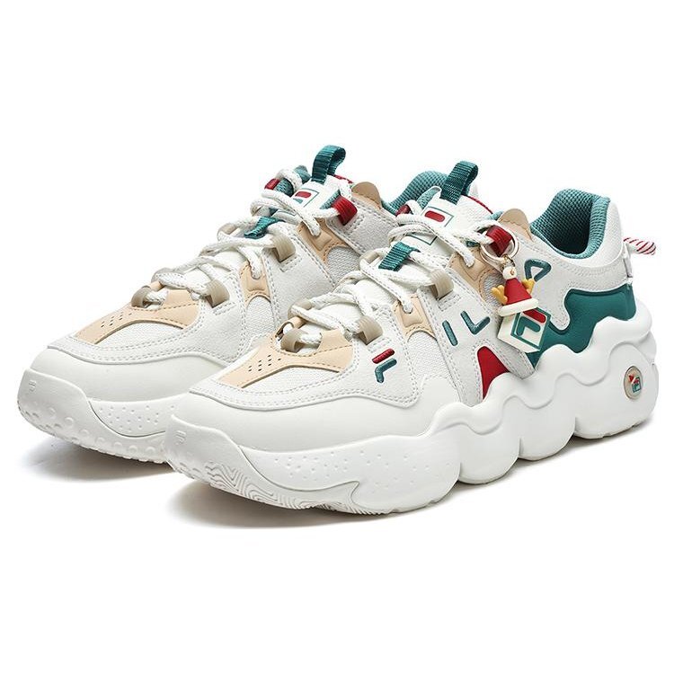 Scarpe natalizie Panini "Bianco-verde"