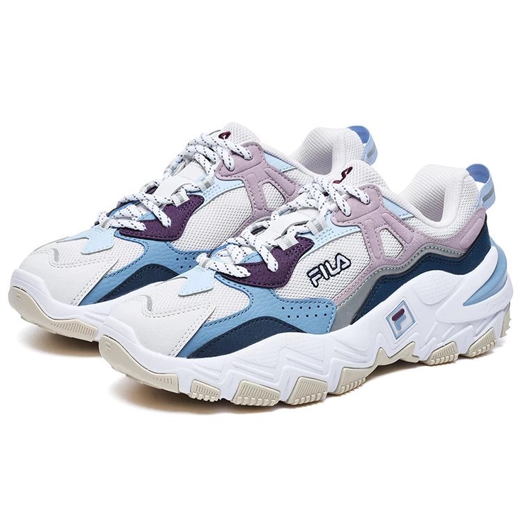 Scarpe Ray Tracer 2 Retro "Bianco, Blu, Rosa"
