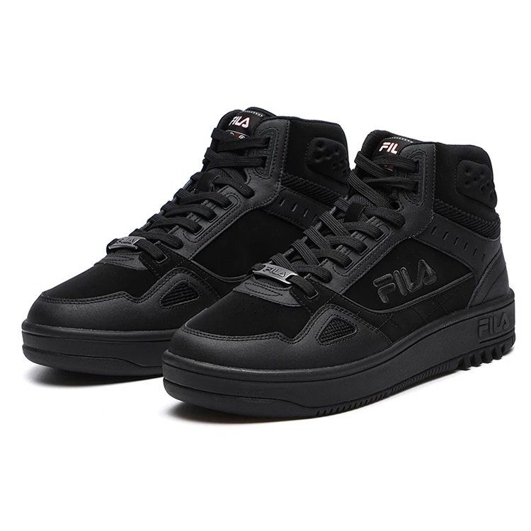 Scarpe retrò alte "Black"