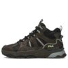 Scarpe retrò alte "Nero Marrone"