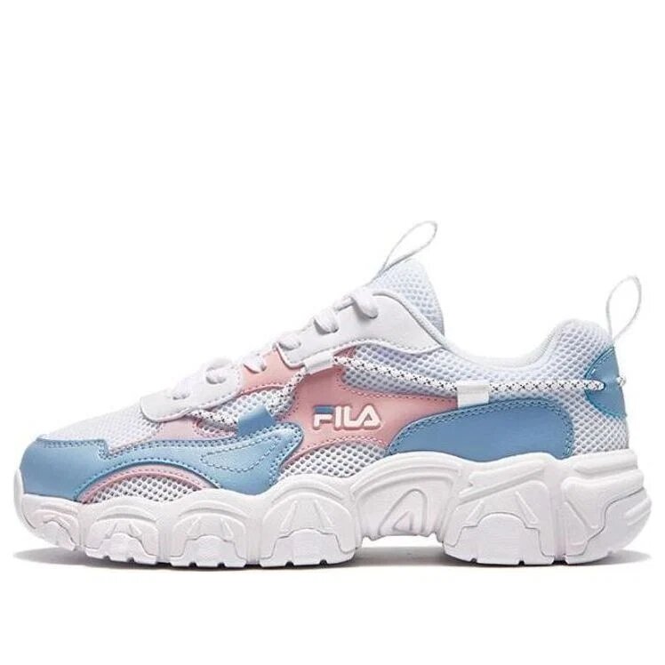 Scarpe sportive basse Fluid "Bianco, Blu, Rosa"
