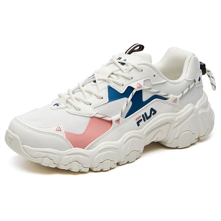 Scarpe sportive basse Fluid, bianco e blu