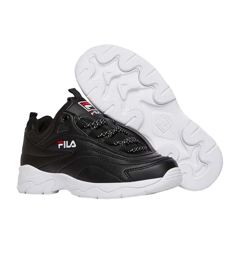 Scarpe sportive in pelle Disarray "Black White"