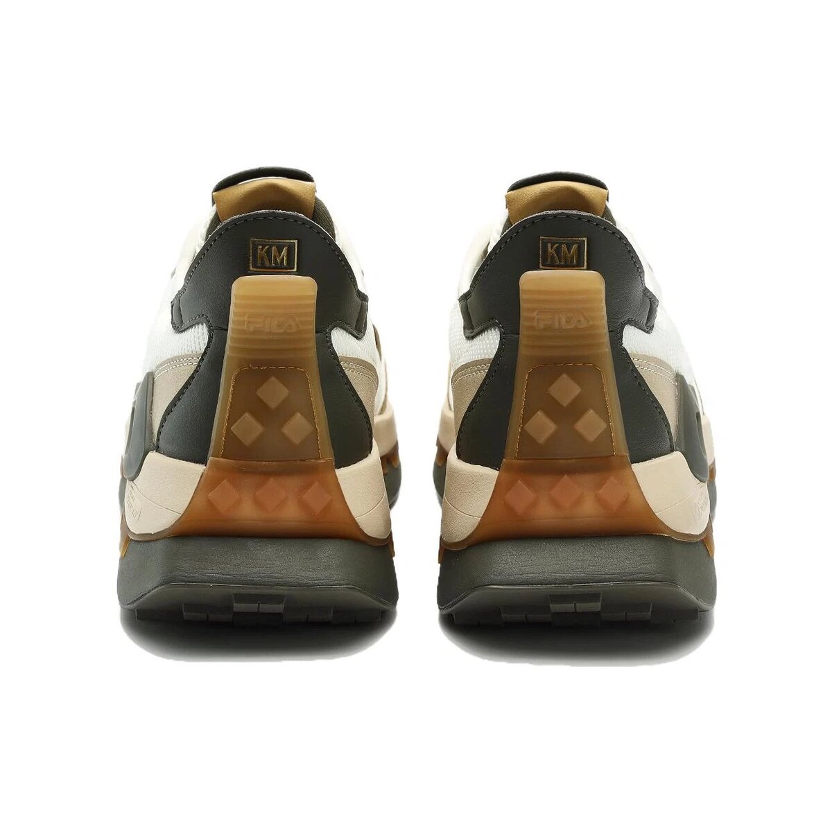 Scarpe sportive KM "Bianco Beige Verde"
