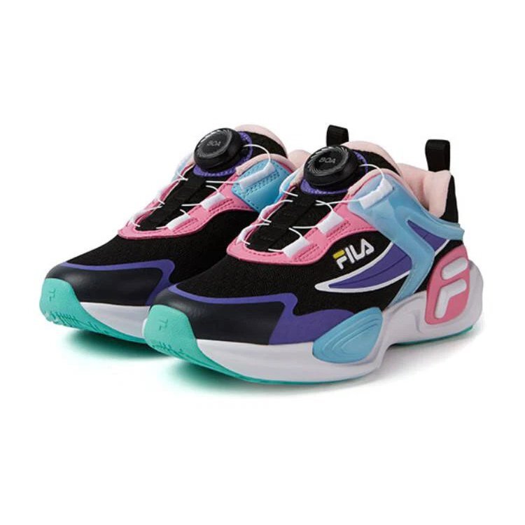 Scarpe sportive "Nero Viola Blu"