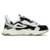 Scarpe sportive Rayflide "Black White Green"