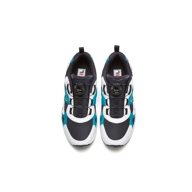 Scarpe sportive retrò "Nero Bianco Blu"