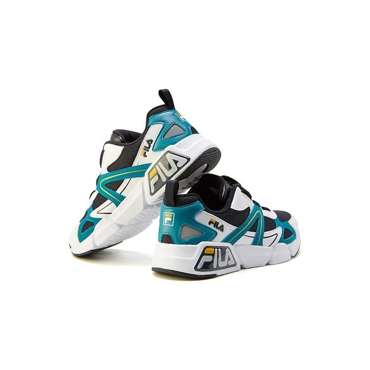 Scarpe sportive retrò "Nero Bianco Blu"