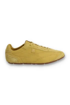 Sneaker Ritmo da donna in pelle scamosciata gialla