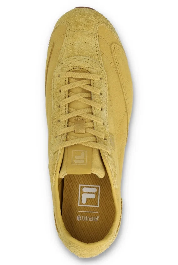 Sneaker Ritmo da donna in pelle scamosciata gialla