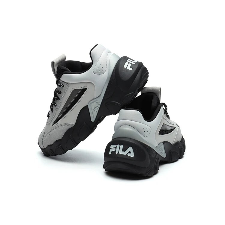 Sneakers alla moda a taglio basso Grigio