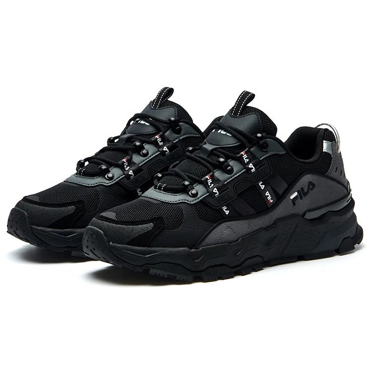 Sneakers alla moda Scarpe da corsa basse Nero/Grigio