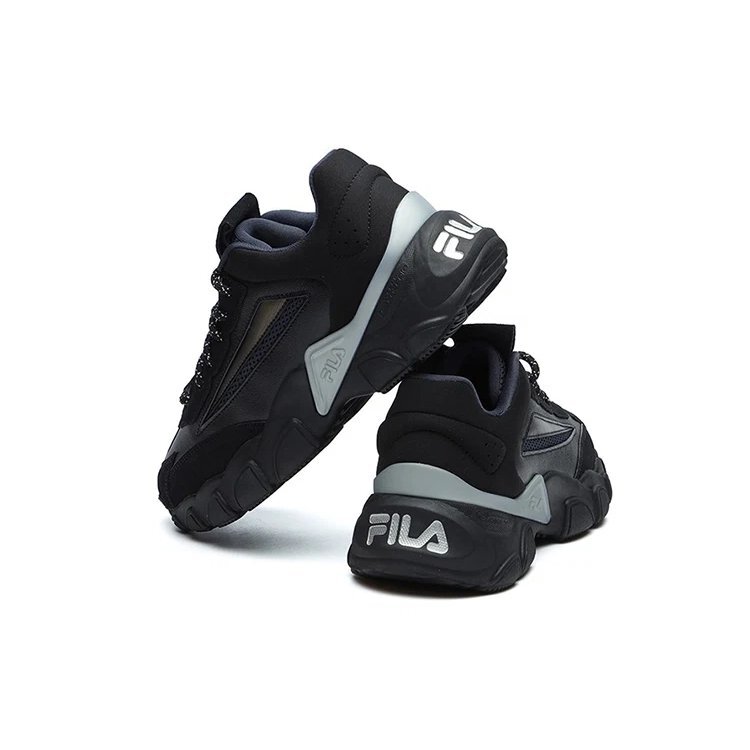Sneakers alla moda Scarpe da corsa basse "Nero Grigio"