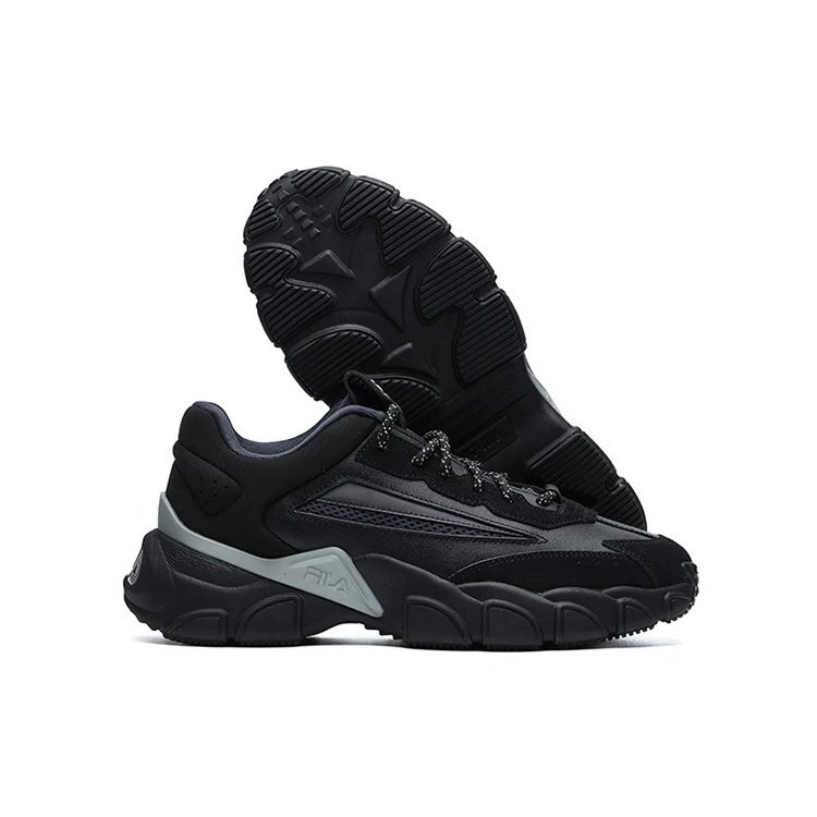 Sneakers alla moda Scarpe da corsa basse "Nero Grigio"