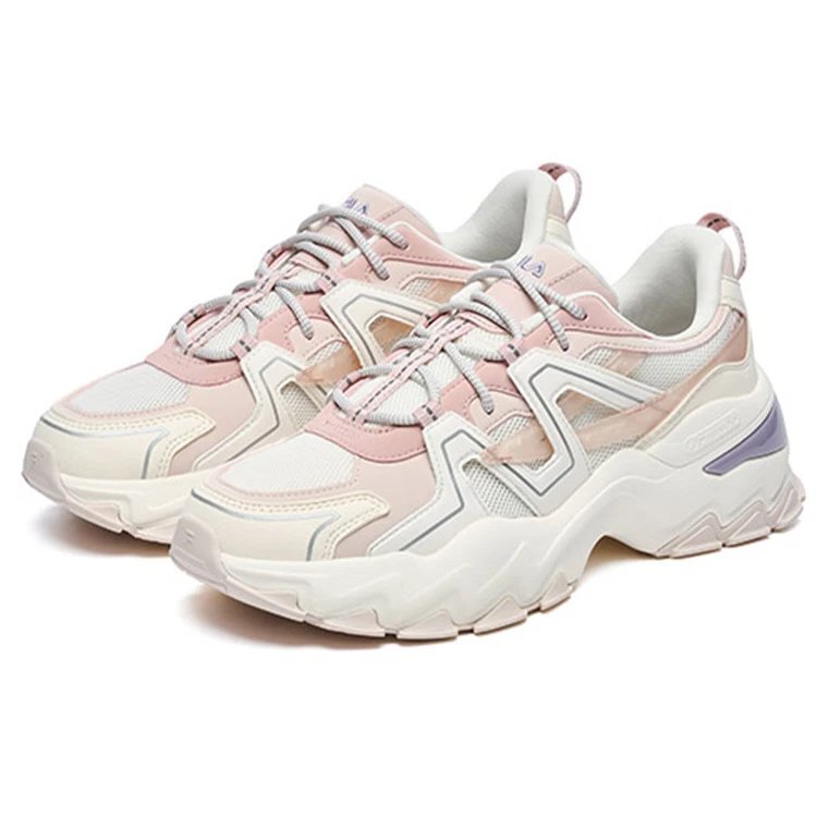 Sneakers Aurora "Bianco Rosa Viola"